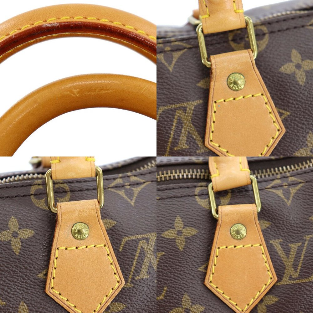 Speedy 25 Monogram Leather Handbag - Picture 8 of 10